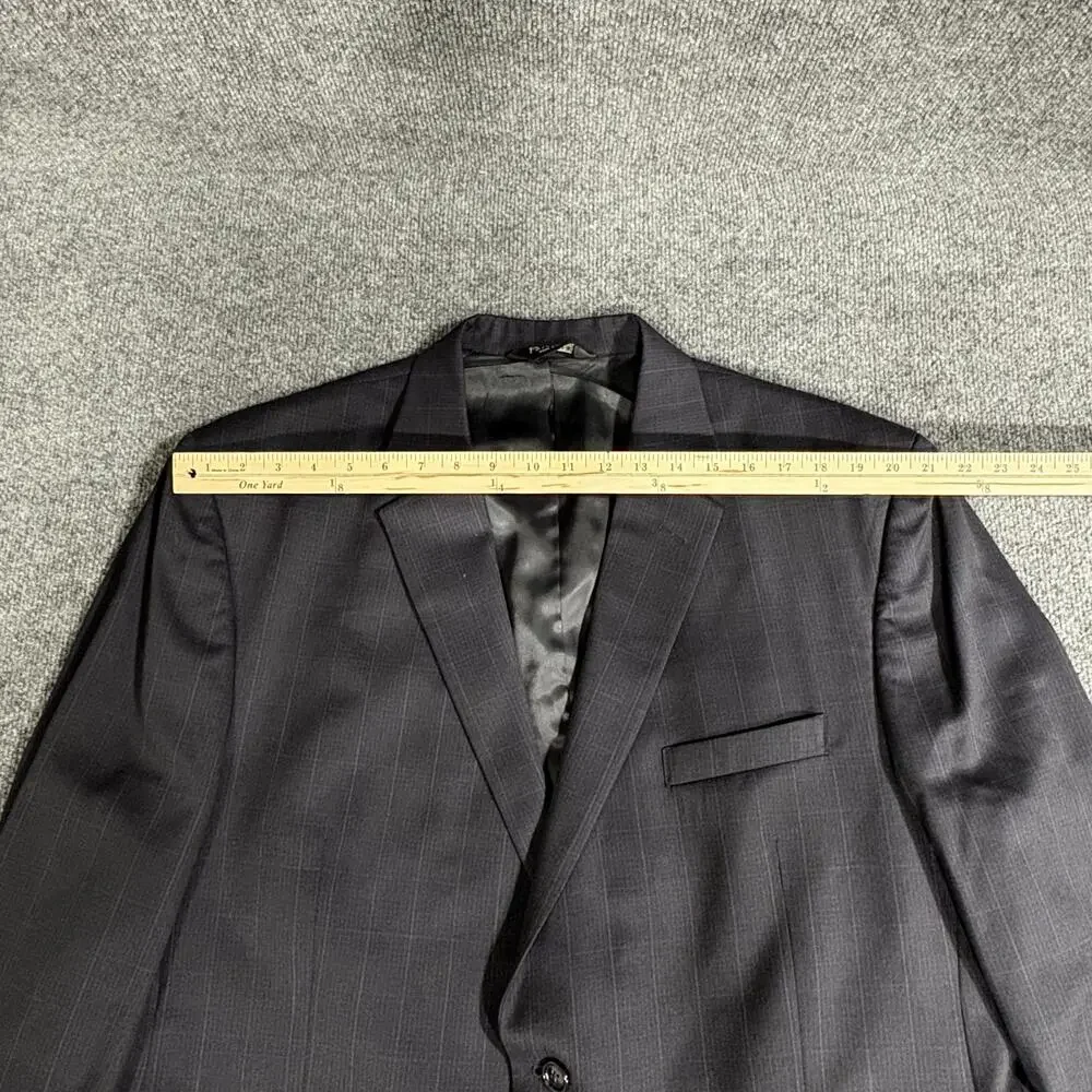 Jos A Bank Blazer Mens 50L Navy Wool Big & Tall 2 Button Sport Coat Jacket